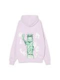 Fioletowa bluza z artystycznym nadrukiem - fioletowy - CROPP - small4