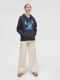 Bluza z nadrukiem Stitch - szary - CROPP - small2