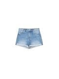 Üleskeeratud palistusega lühikesed teksapüksid - light blue - CROPP - small1