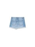 Üleskeeratud palistusega lühikesed teksapüksid - light blue - CROPP - small2