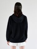 Hanorac oversized cu imprimeu - negru - CROPP - small4