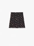 Spódnica mini w kwiaty - czarny - CROPP - small1