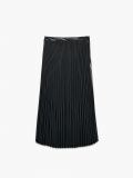 Plisseerock aus Kunstleder - Schwarz - CROPP - small4