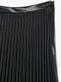 Plisseerock aus Kunstleder - Schwarz - CROPP - small5
