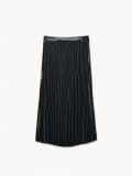 Plisseerock aus Kunstleder - Schwarz - CROPP - small6