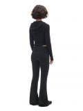 Pantaloni evazați - negru - CROPP - small3