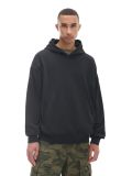 Felpa nera con cappuccio - Nero - CROPP - small1
