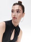 Czarna sukienka z wycięciami - czarny - CROPP - small5