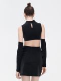Czarna sukienka z wycięciami - czarny - CROPP - small6