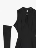 Czarna sukienka z wycięciami - czarny - CROPP - small8