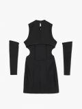 Czarna sukienka z wycięciami - czarny - CROPP - small9