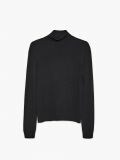 Pulover cu guler rulat - negru - CROPP - small4
