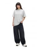 Szary T-shirt oversize - jasny szary - CROPP - small1