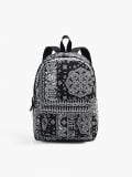 Mochila con motivo tipo bandana - Negro - CROPP - small1