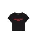 Czarny T-shirt z napisem - czarny - CROPP - small2