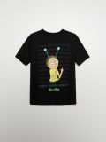 Tričko oversize Rick and Morty - černý - CROPP - small4