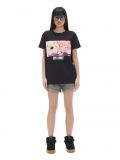 Czarny T-shirt z nadrukiem Spy x Family - czarny - CROPP - small1