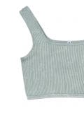 Zielony crop top na ramiączkach - zielony - CROPP - small3