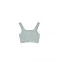 Zielony crop top na ramiączkach - zielony - CROPP - small4