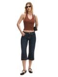 Teksas šorts - navy - CROPP - small1