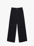 Jeansy wide leg - czarny - CROPP - small4