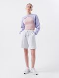 Szorty bermudy z wysokim stanem - jasny szary - CROPP - small1