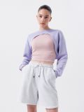 Szorty bermudy z wysokim stanem - jasny szary - CROPP - small2