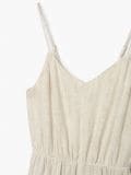 Kombinezon z lnem - kremowy - CROPP - small5
