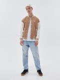Bluza bomberka - beżowy - CROPP - small1