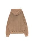 Beżowa bluza hoodie z efektem sprania - beżowy - CROPP - small5