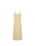 Schwarzes Kleid - Beige - CROPP - small1