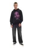 Černá mikina s kapucí Snoop Dogg - černý - CROPP - small3