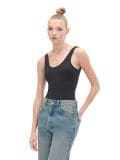 Czarne body - czarny - CROPP - small1