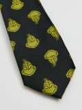 Świąteczny krawat Grinch - czarny - CROPP - small2