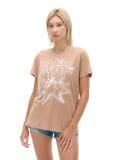 T-Shirt mit Aufdruck - Orange - CROPP - small1