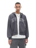 Bluza z kapturem i aplikacją - szary - CROPP - small1