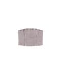Gładki top bandeau - jasny szary - CROPP - small4
