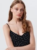 Rochie midi cu șliț lateral - negru - CROPP - small2