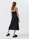 Rochie midi cu șliț lateral - negru - CROPP - small3