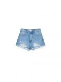Pantaloni scurți de blugi - albastru-deschis - CROPP - small1
