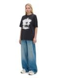 Koszulka z motywem twarzy UNISEX - czarny - CROPP - small2