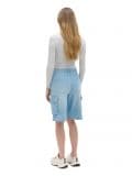 Jeansowe szorty w kroju bermudy - niebieski - CROPP - small3