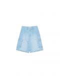 Jeansowe szorty w kroju bermudy - niebieski - CROPP - small4