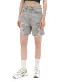 Teksas šorts s visokim strukom - light grey - CROPP - small1