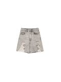 Teksas šorts s visokim strukom - light grey - CROPP - small4