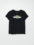 Tricou Friends - negru - CROPP - small1