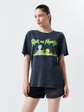 Oversize tričko Rick and Morty - tmavě šedá - CROPP - small5
