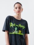 Oversize tričko Rick and Morty - tmavě šedá - CROPP - small6