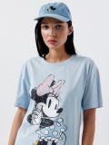 Koszulka z nadrukiem Minnie Mouse - jasny szary - CROPP - small2