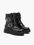 Botki z ozdobnymi klamrami - czarny - CROPP - small4